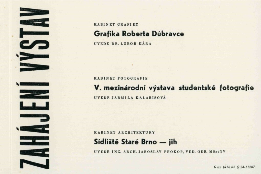 V. mezinárodní výstava studentské fotografie